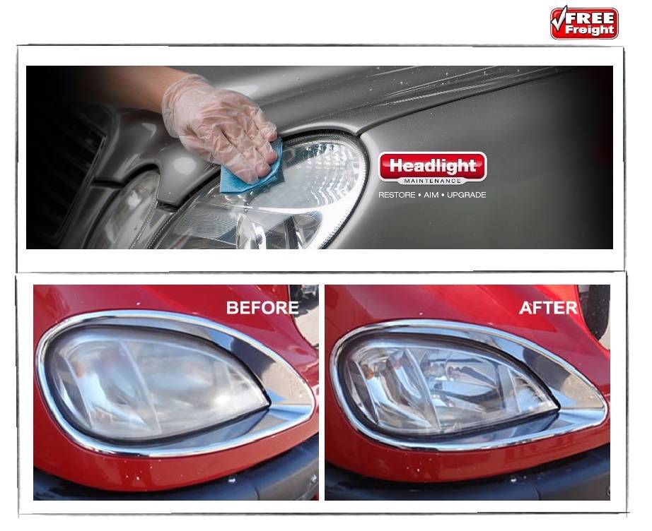 Headlight Restoration Kit Invision Restore Maintain Lights Polish