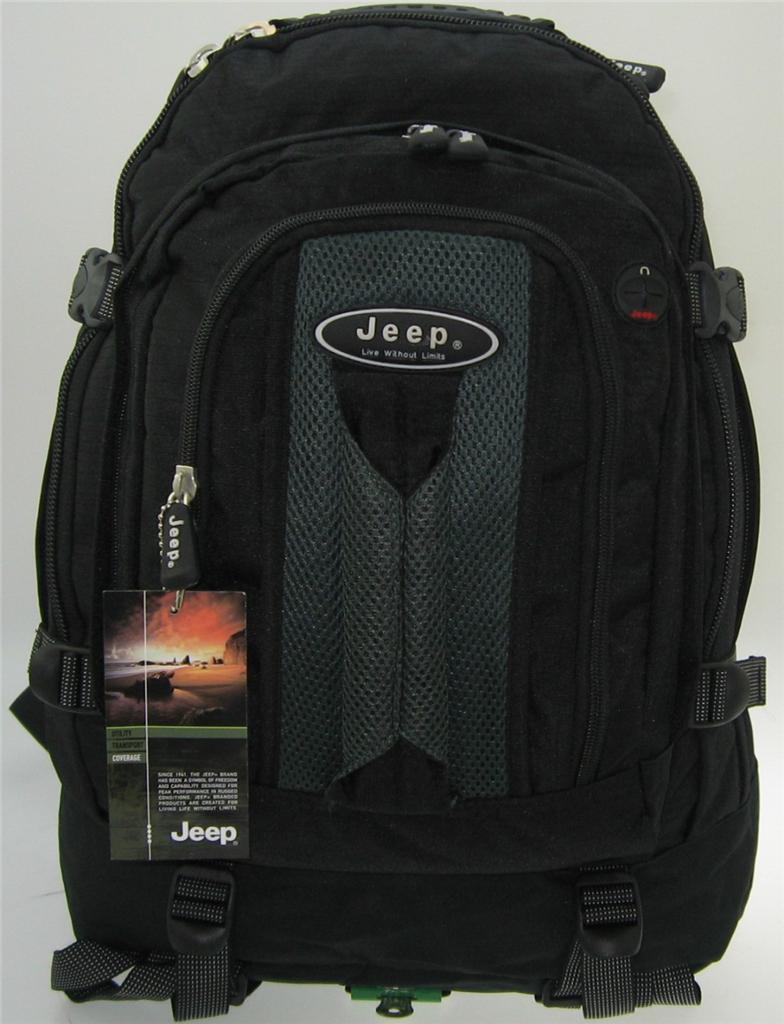 BNWT NEW JEEP BACKPACK RUCKSACK CABIN HAND LUGGAGE TRAVEL HIKING BAG