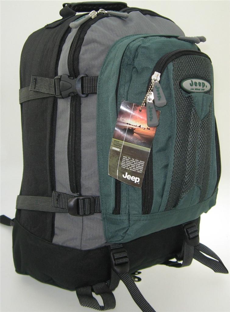 BNWT NEW JEEP BACKPACK RUCKSACK CABIN HAND LUGGAGE TRAVEL HIKING BAG