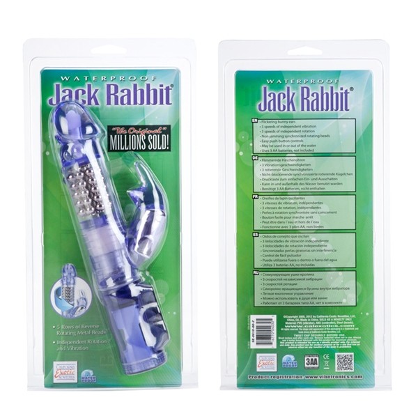 New Genuine California Exotics Waterproof Jack Rabbit Vibrator W Floating Beads Ebay 