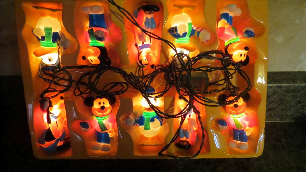 mickey mouse friends tree trimmer christmas light set mickey mouse friends tree trimmer christmas light set