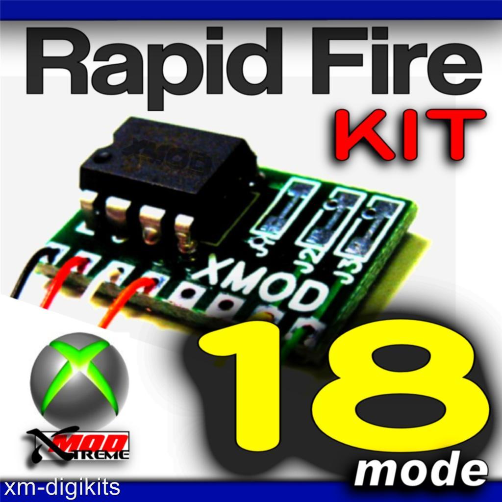 XBOX 360 RAPID FIRE MOD KIT, Modded Controller one BO3 XMOD 20 MODE