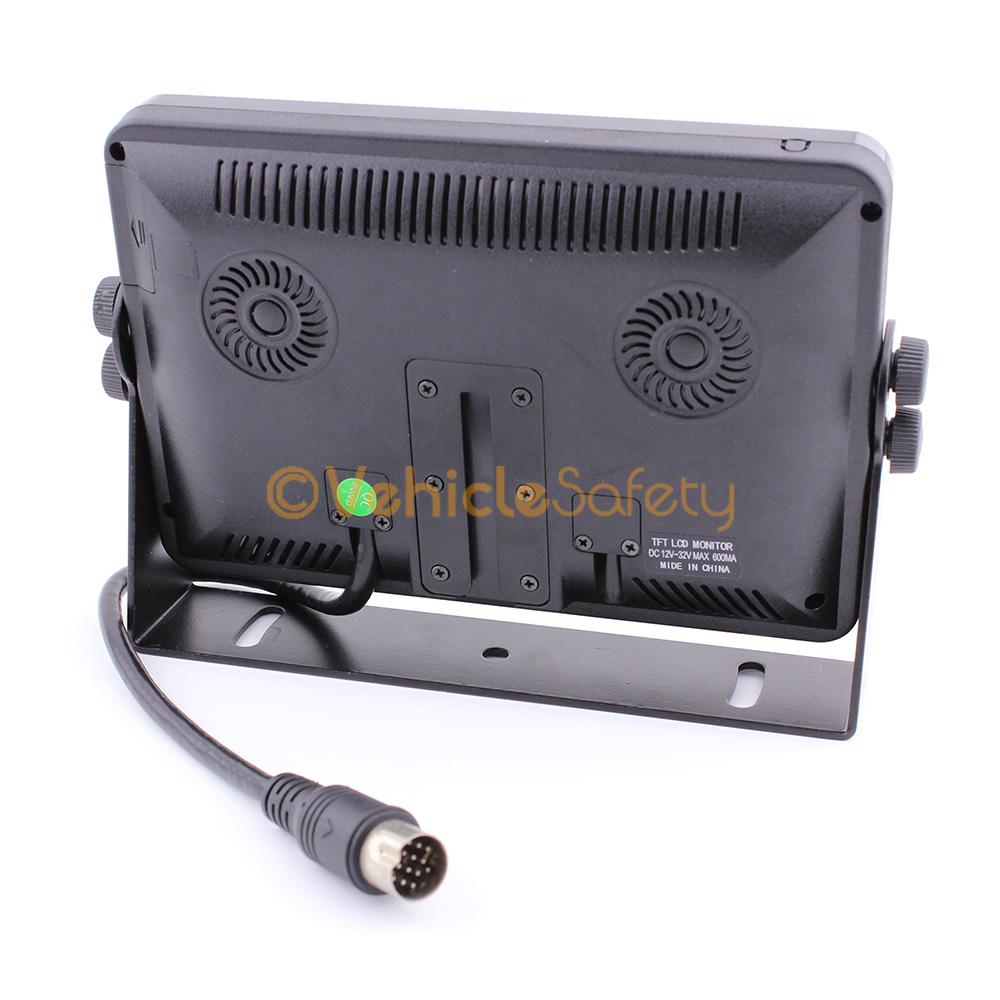 2017 7 Quad Split Screen Monitor Ccd Rear View Camera System For Truck 