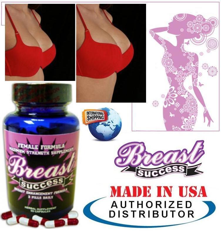 Breast Success 90 Capsules All Natural Breast Enhancement Formula For