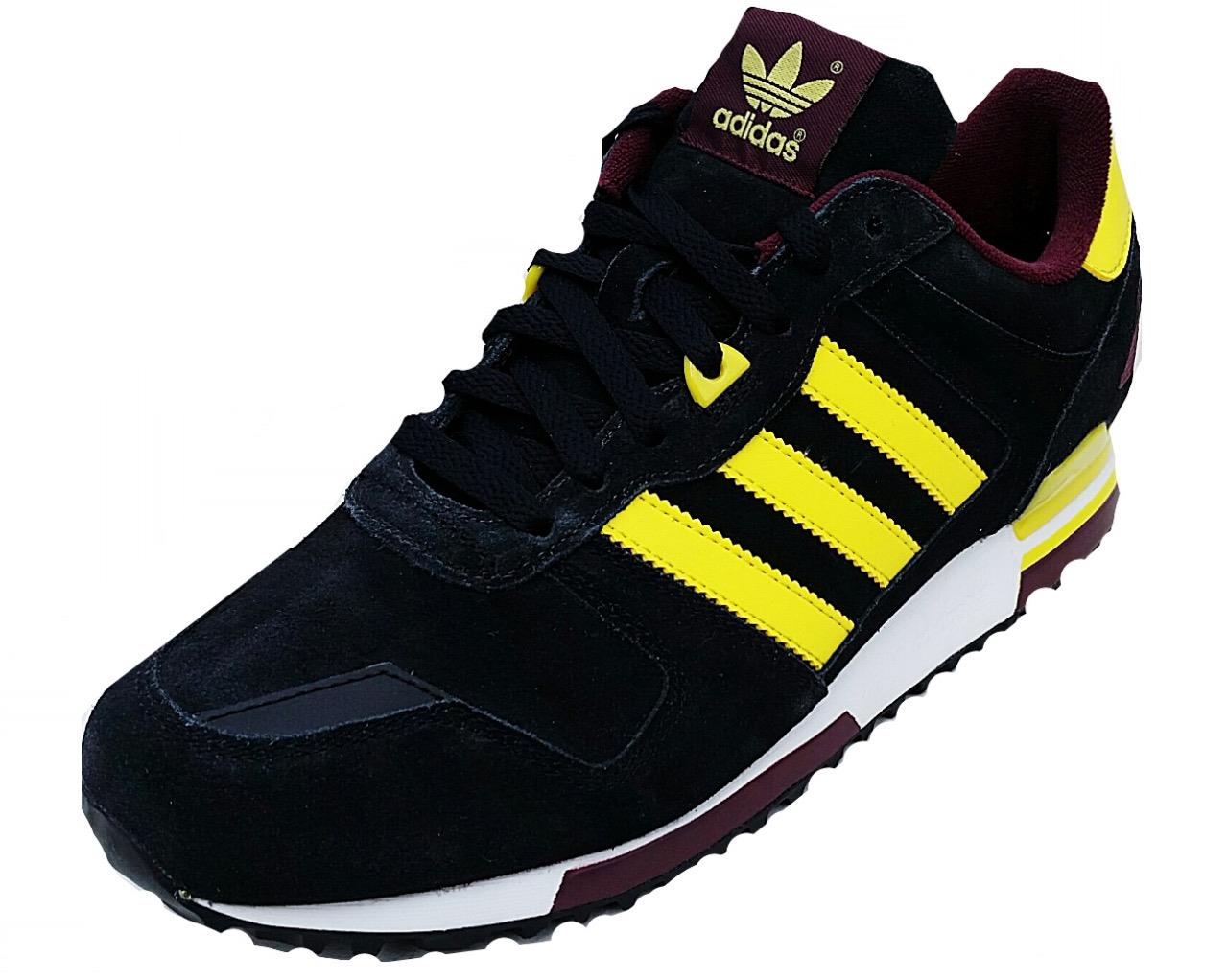 adidas black lace up trainers