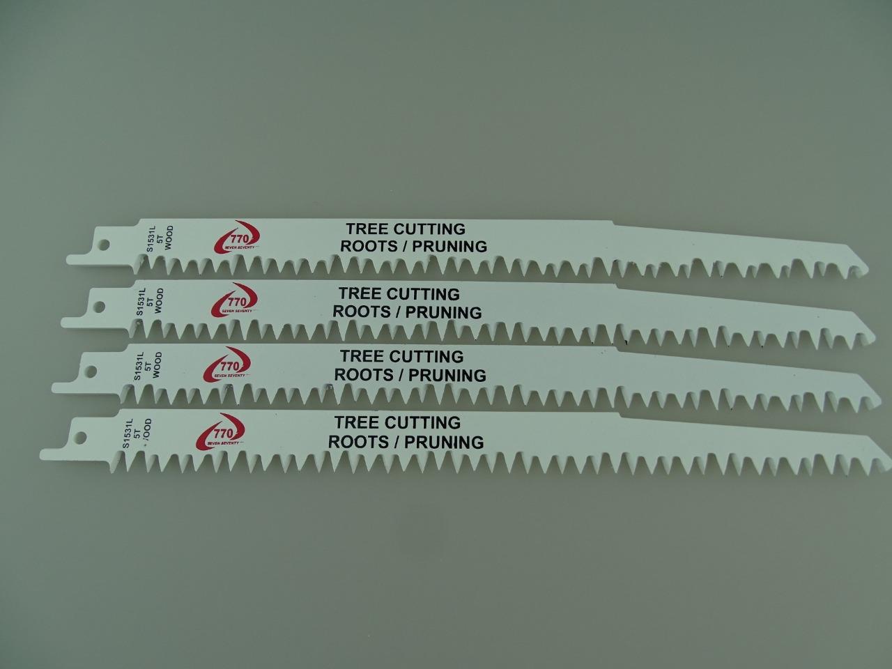 MULTI RECIPROCATING SAW BLADES 5TPI 240mm TREE CUTTING BRANCH PRUNING ROOTS