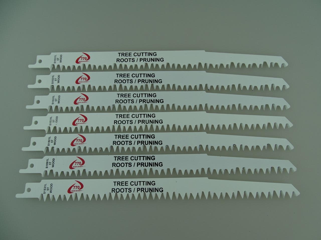 MULTI RECIPROCATING SAW BLADES 5TPI 240mm TREE CUTTING BRANCH PRUNING