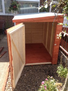 Mobility Scooter Storage 6ft x 4ft Shed Bike Shed 12mm Redwood Shiplap ...