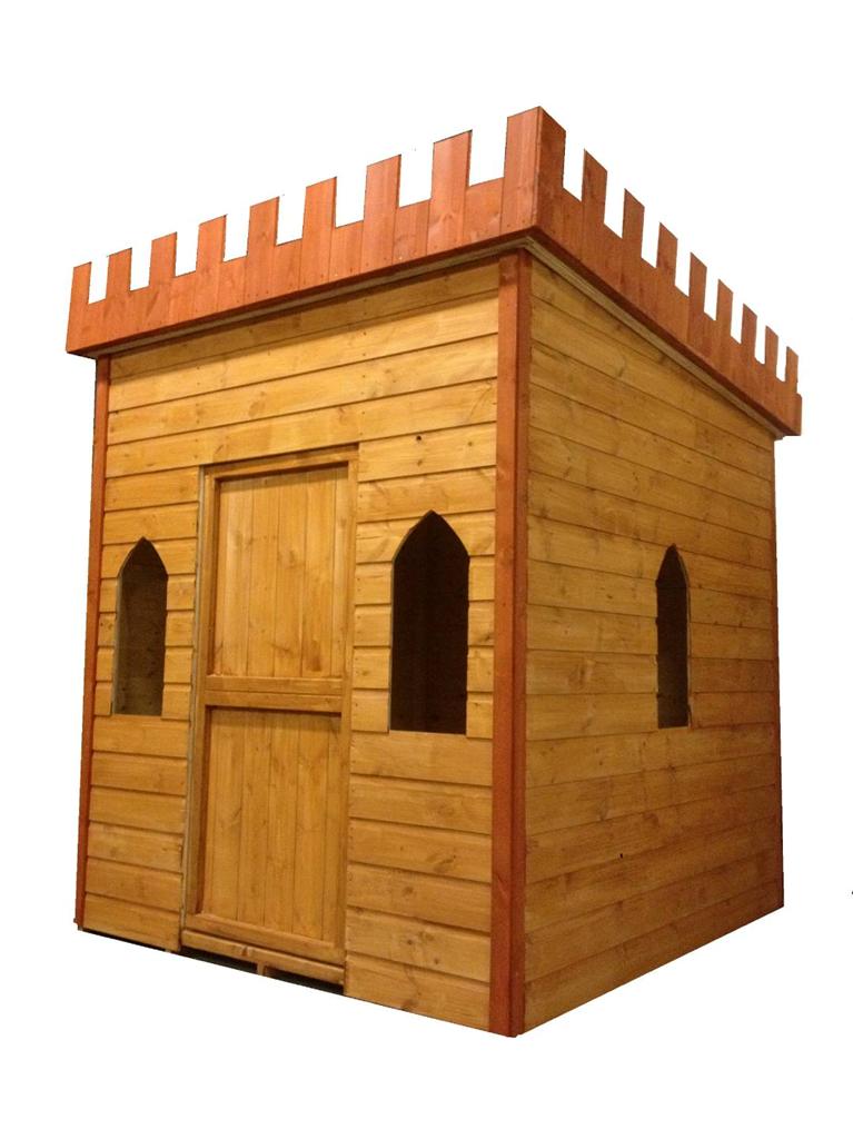 large childrens wooden 6ft x 6ft playhouse wendy house play castle 12mm