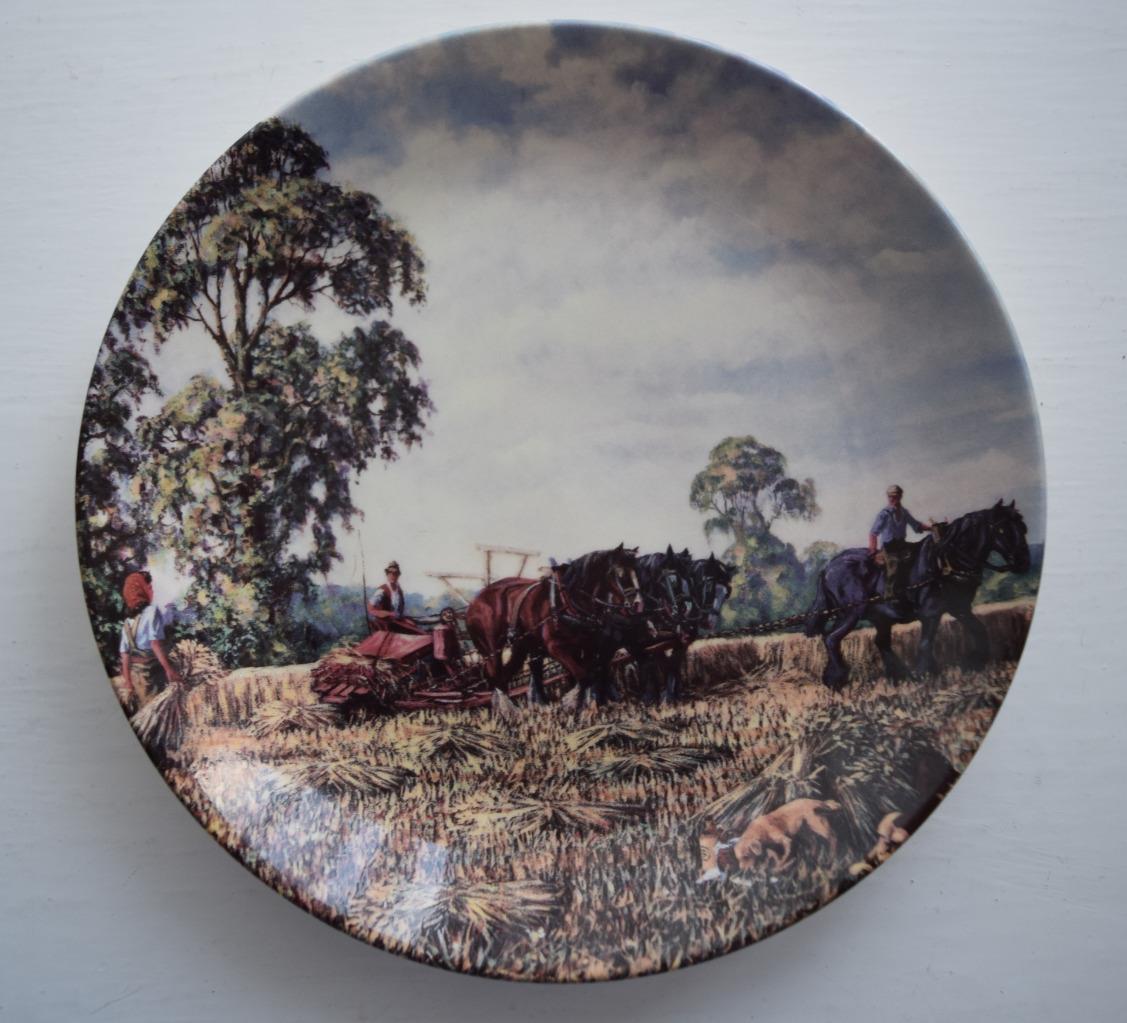 DANBURY MINT 'THE FARM YEAR' WEDGWOOD COLLECTORS PLATE SERIES by