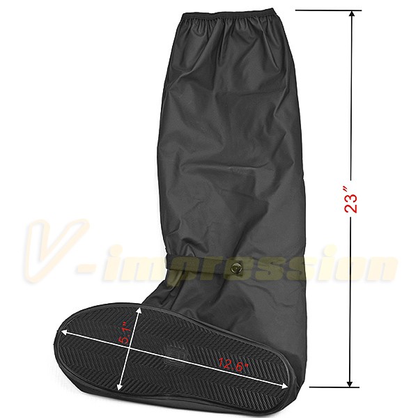 motorcycle rain boot covers