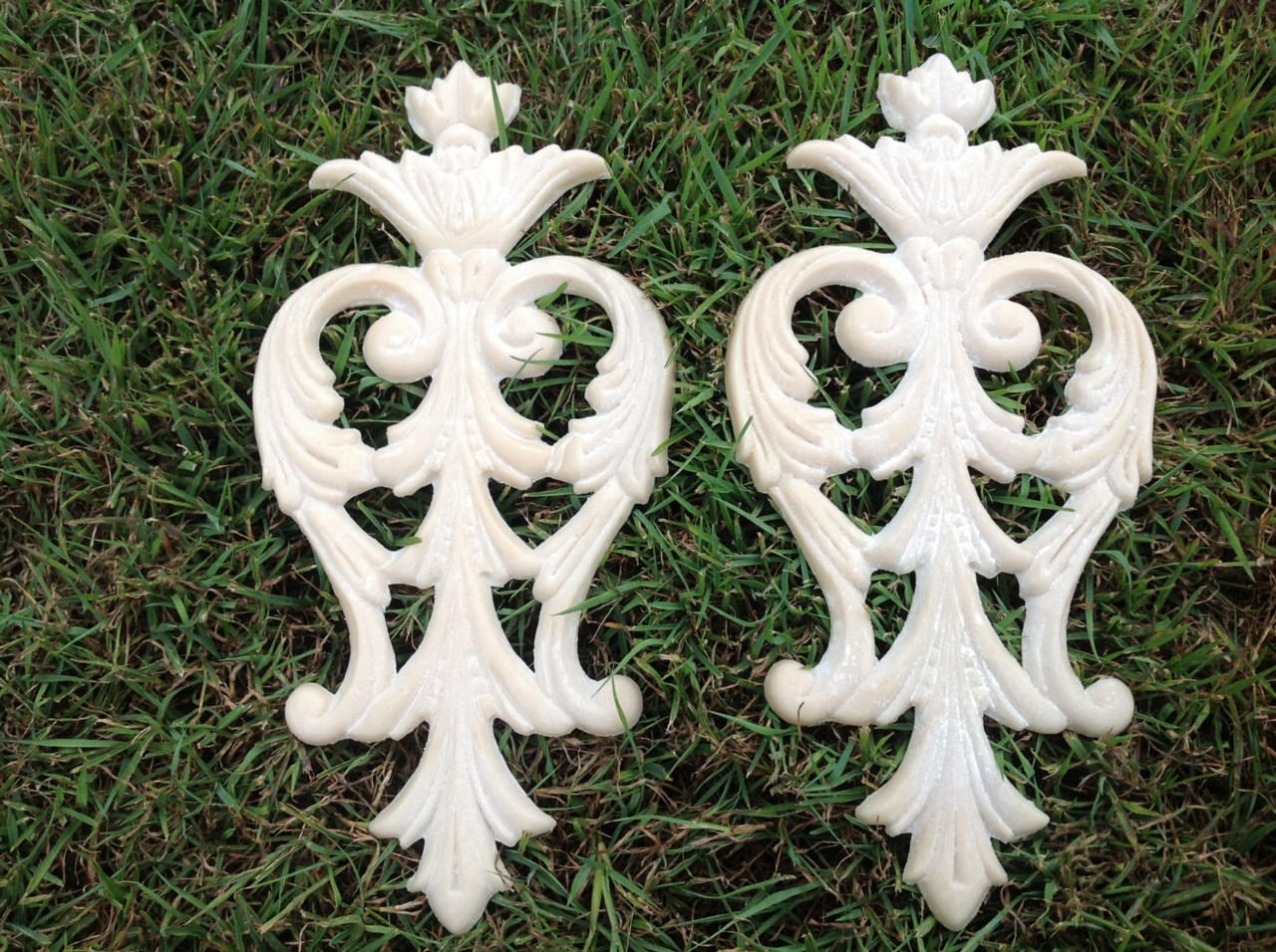 Furniture Crest Applique Mold Decoration Shabby French Provincial