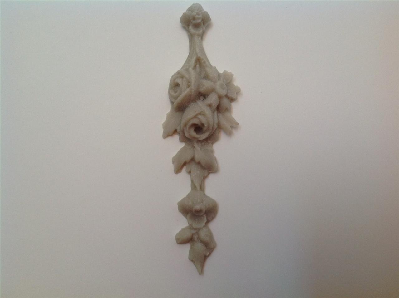 Shabby Vintage Chic French Provincial Furniture Applique Rose Posy Drop