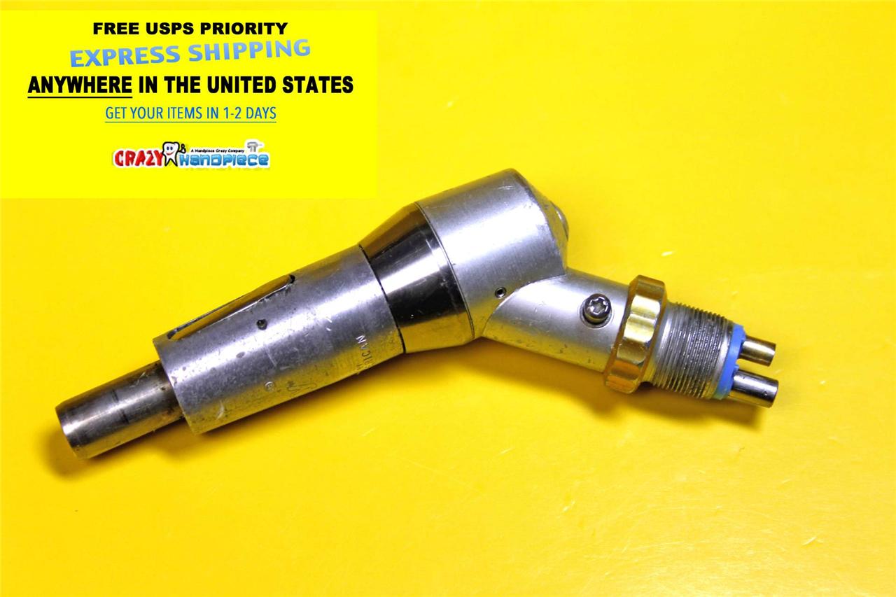 MIDWEST SHORTY SINGLE SPEED LOW SPEED HANDPIECE SN116924/YELLOW/DENTAL