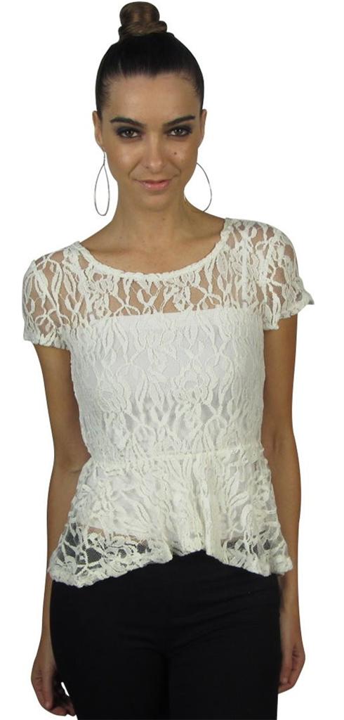 trendy peplum lace styles