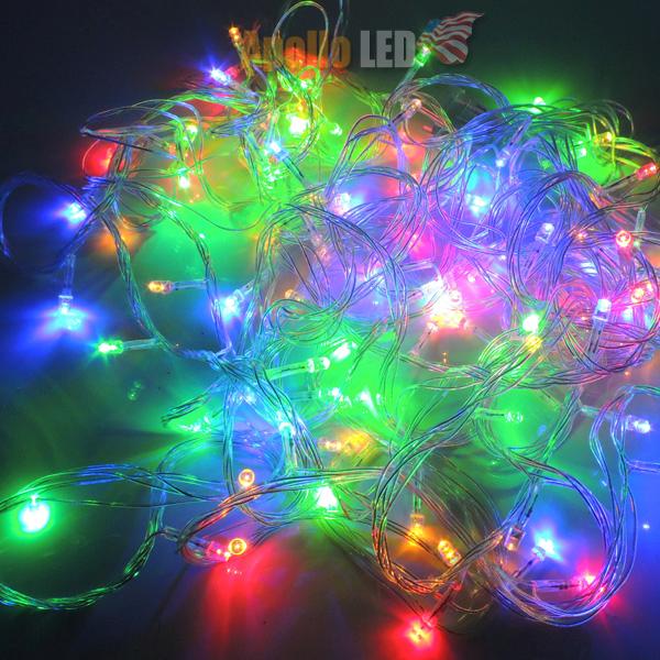 Chainable 33 Feet 100 LED Christmas Tree Party Wedding String Fairy Color Light eBay