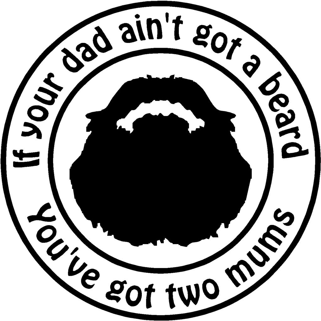 Beard Stickers Decal Beard Love Beard grooming Beard oil Beard