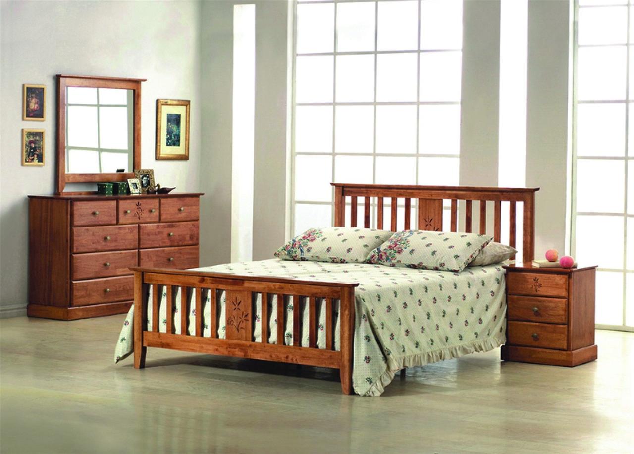 Pertley Solid Wood Traditional Shaker Style Bed Frame 4ft6 Double /5ft Kingsize eBay