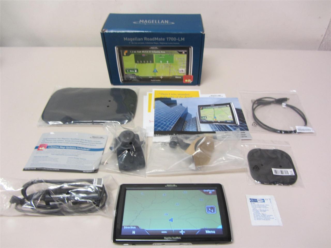 ~BATTERY WEAK~ Magellan RoadMate 1700LM 7-Inch Portable GPS Road Mate1700-LM