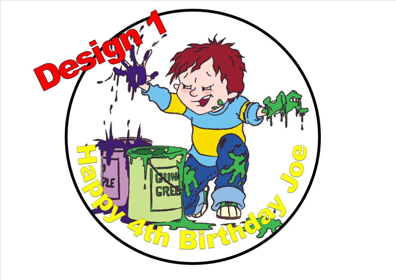 Icing cake toppers decorations edible Horrid Henry 3