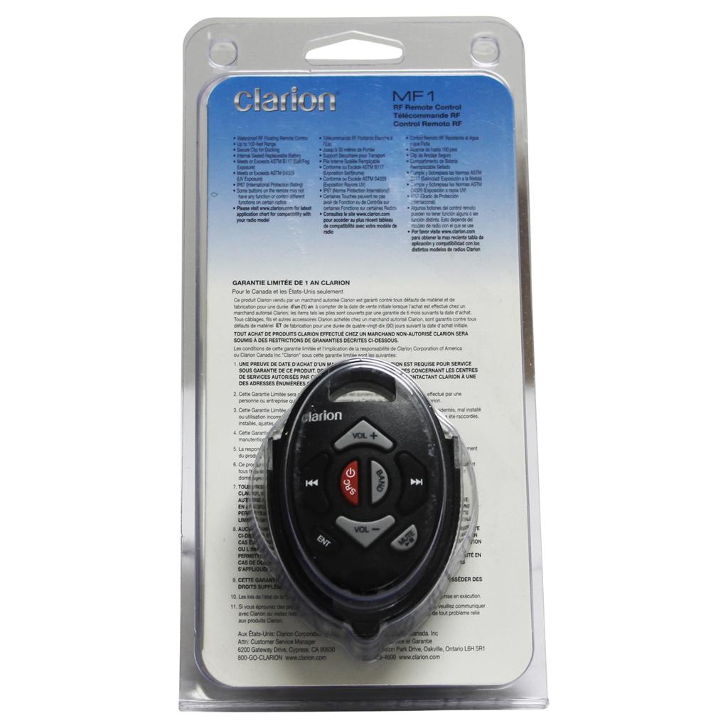NEW Clarion MF1 Wireless Marine Boat Remote Control for CMD8 CMD7 M309