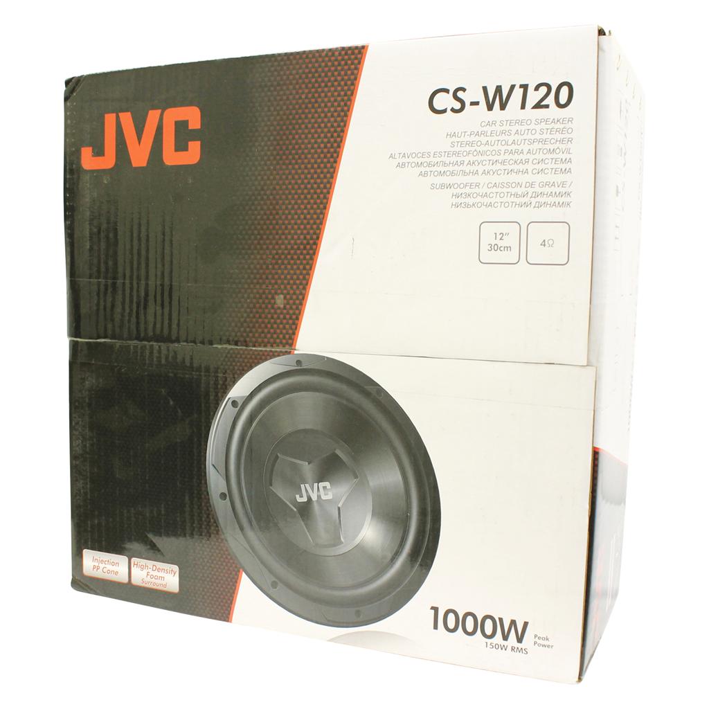 NEW JVC CSW120 12 INCH DRVN SERIES SUBWOOFER 4 OHM SINGLE VOICE COIL