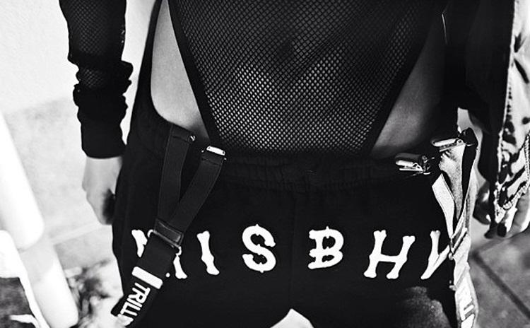 graphic black sweatpants