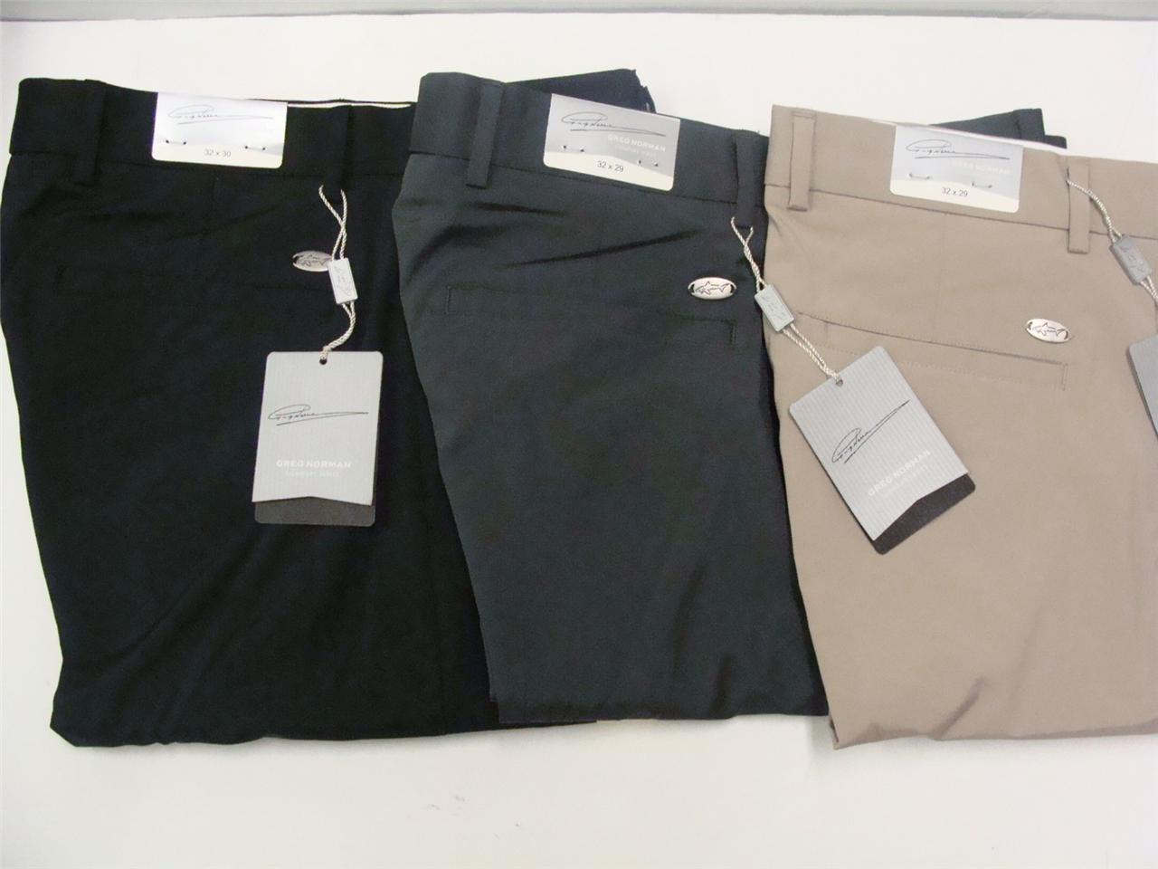 Greg Norman Men's Technical Performance Gripper Waist Golf Pants