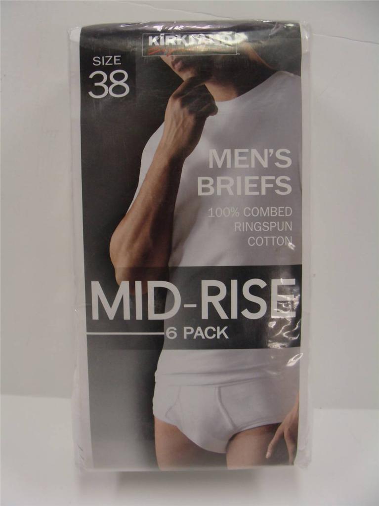 Kirkland Signature Men's Briefs MidRise 6 Pack Various Sizes NWT eBay