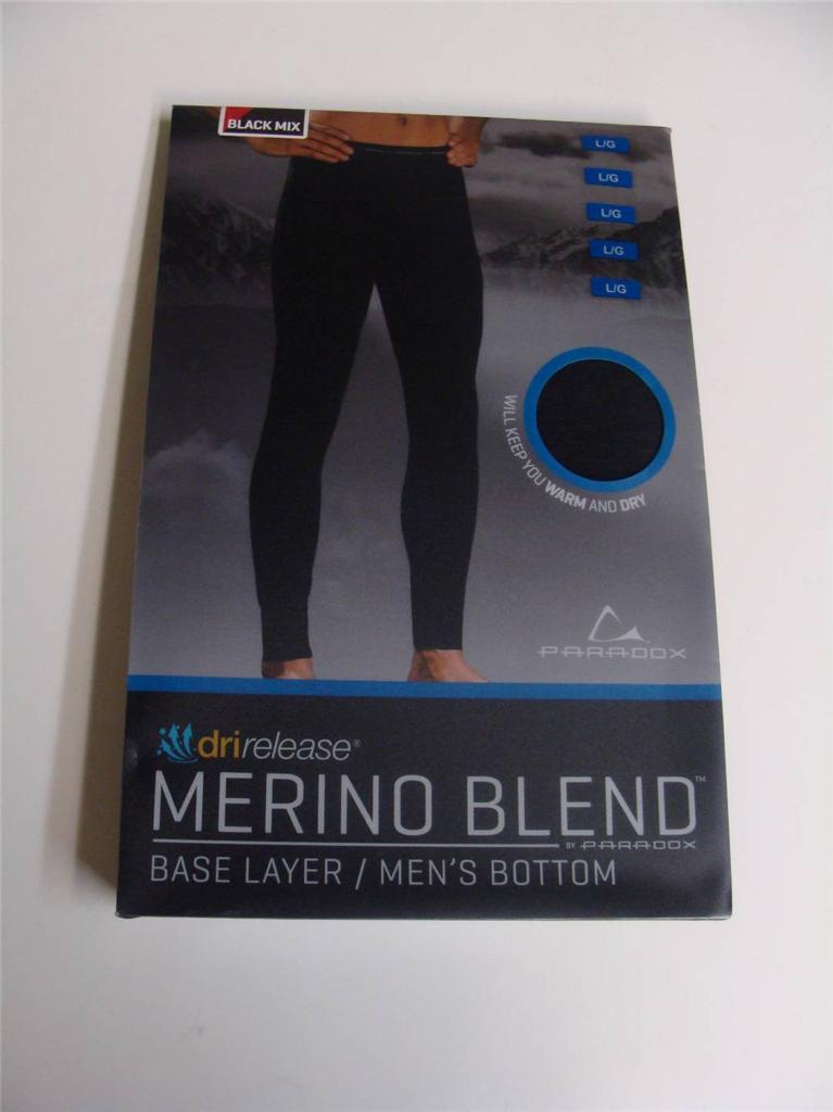Paradox Men's Dri Release Merino Blend Base Layer Bottoms Various Color & Sz NWT eBay