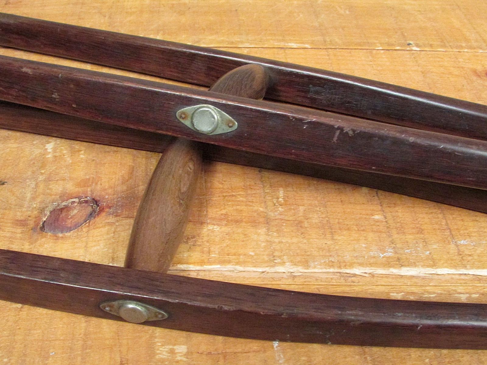 Vintage Antique Wooden Crutches Turn Of The Century Medical Primitives ...