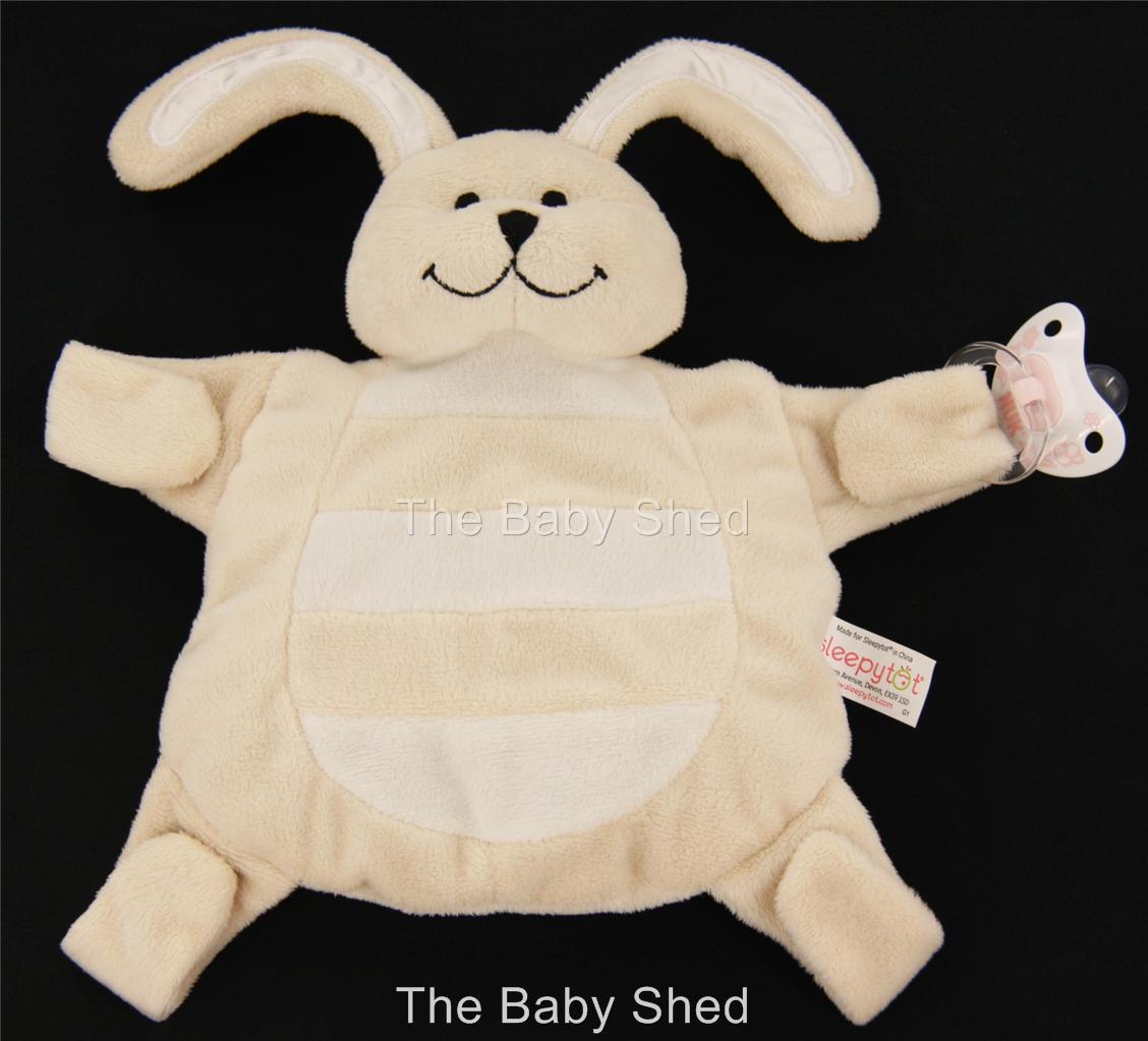 New Baby Sleepytot Dummy Holder Soft Toy Comforter Security Blanket