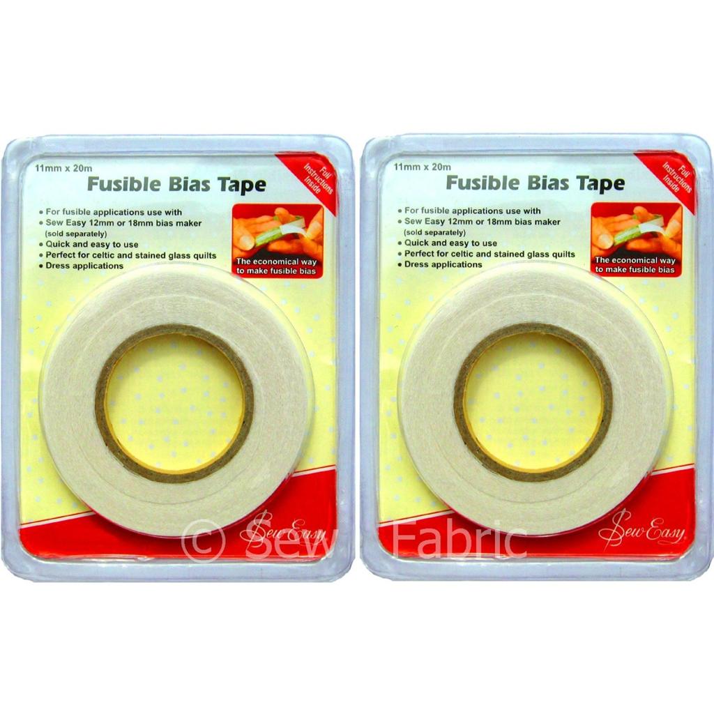 Sew Easy Fusible Bias Tape 5mm / 11mm ER520 Dressmaking Fabric Quilting