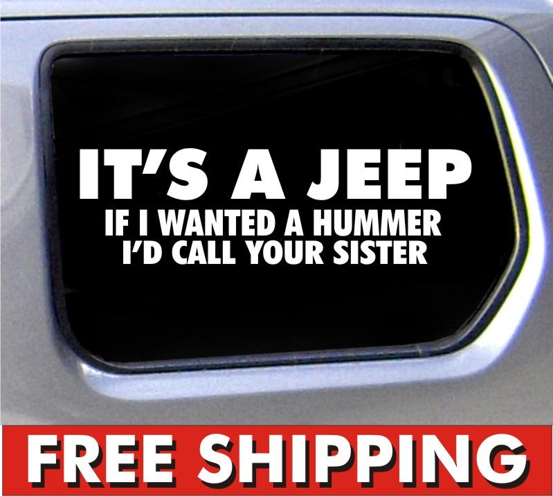 Jeep full size truck decal placement #5