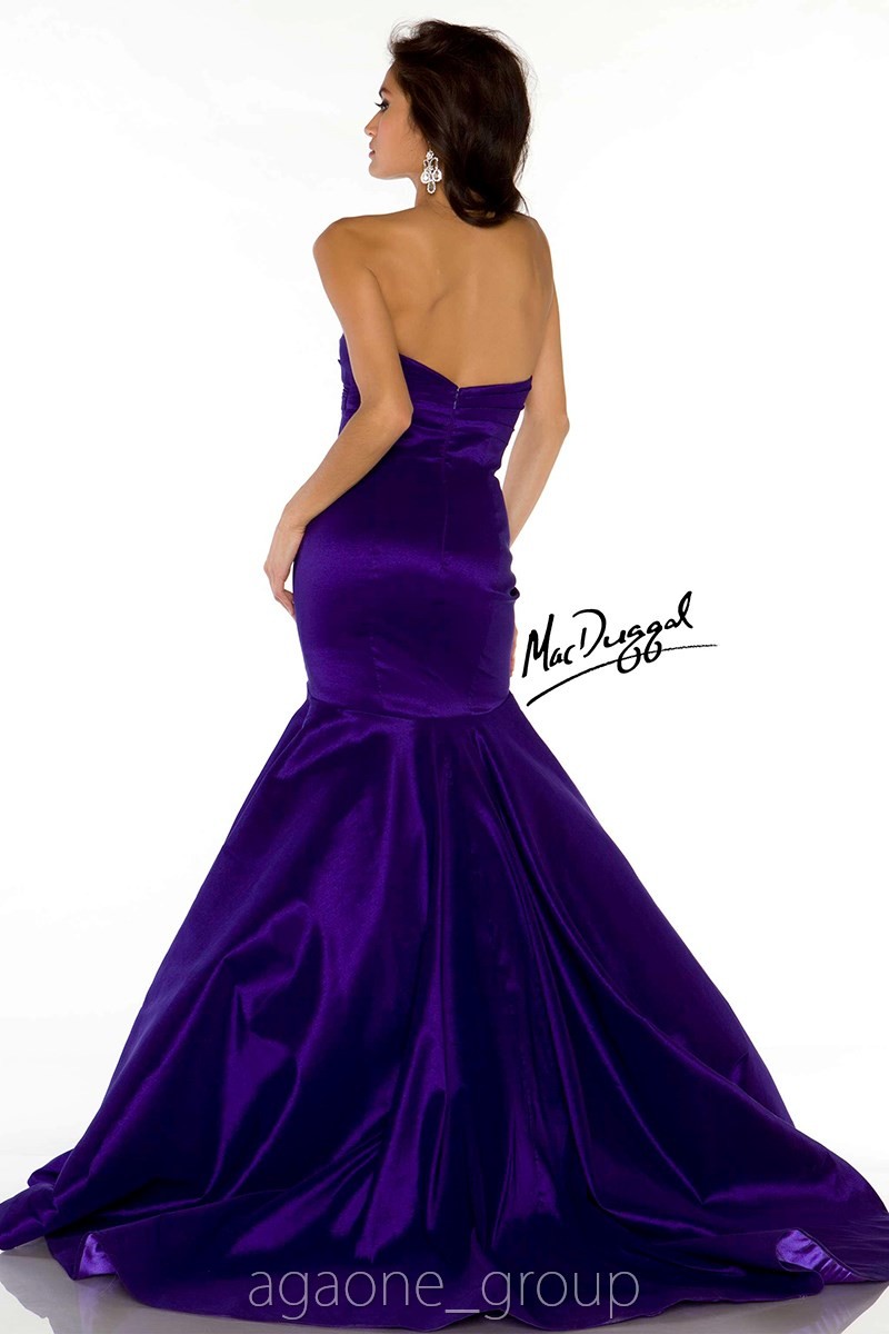 mac duggal purple gown
