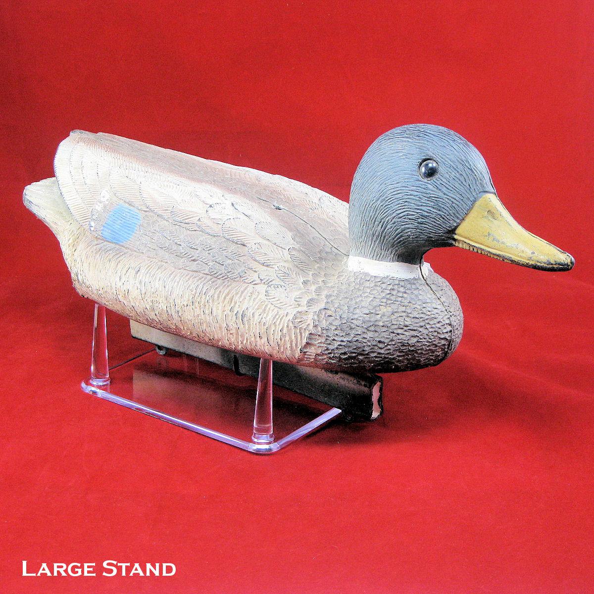 4 Peg Display Stands for Duck Decoys, Geodes, Minerals Made of Acrylic