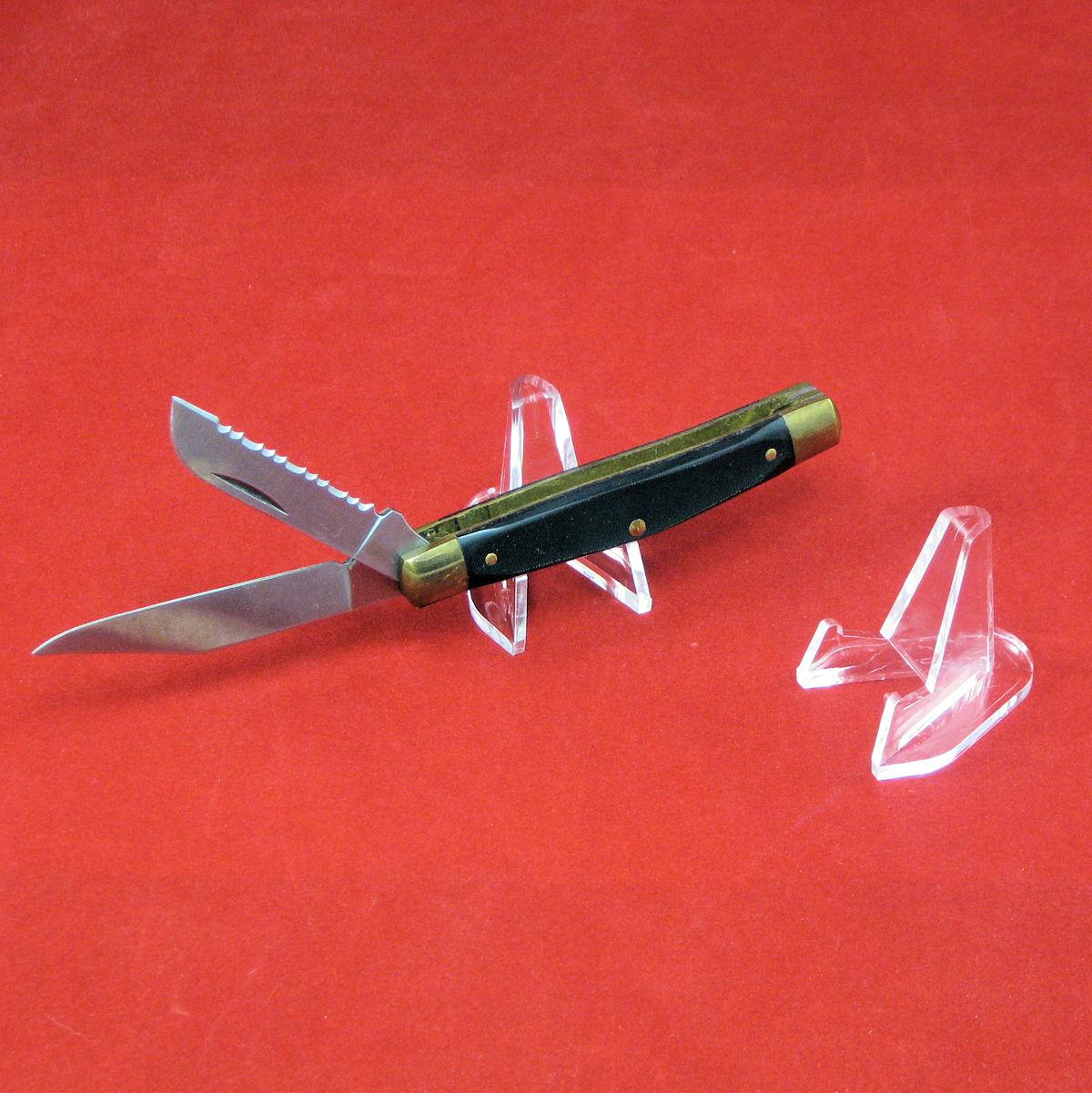 Small Plastic Easel Display Stands for Pocket Knife and KnivesChoose Qty.