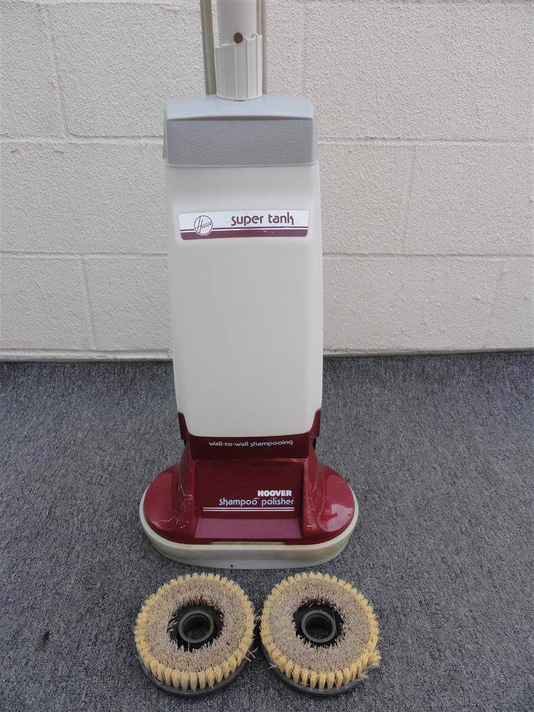 Hoover Twin Brush Carpet Cleaning Shampooer Buffer Hard Floor Polisher Scrubber On Popscreen