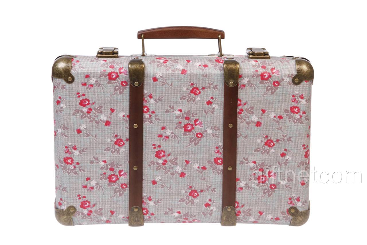 Vintage Floral Suitcases Set Of 3 Storage Boxes And A Choice Of School Suitcase eBay