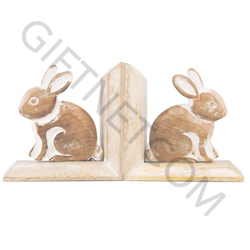Childrens Wooden Bookends Nursery Girls Boys Kids Book Ends Home
