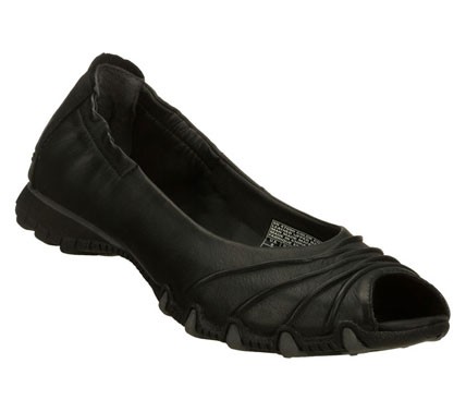 open toe comfort flats