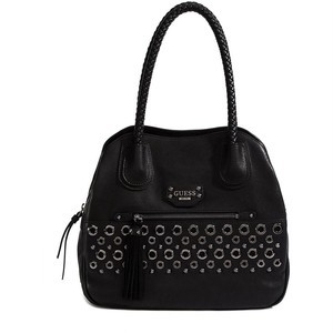 BNWT GUESS Women&#39;s Jodi Small Satchel Handbag Purse Black and White VM436631 | eBay