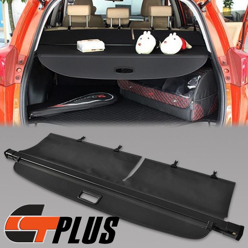 FOR 0612 TOYOTA RAV4 SUV BLACK RETRACTABLE CARGO LUGGAGE COVER TRUNK