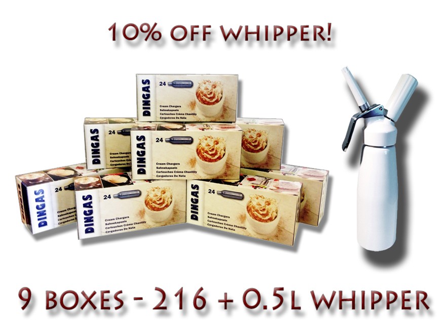 Nitrous Oxide N2O NOS Chargers Canisters Whip Cream Dispensers Kit 8g Gas NOZ eBay