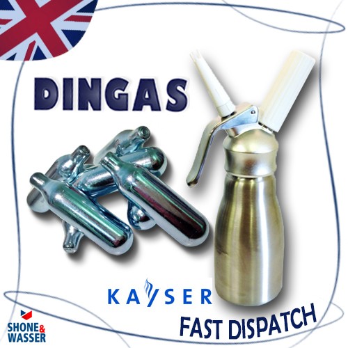 Nitrous Oxide N2O Chargers Canisters Whip Cream Dispensers Kit 8g Gas