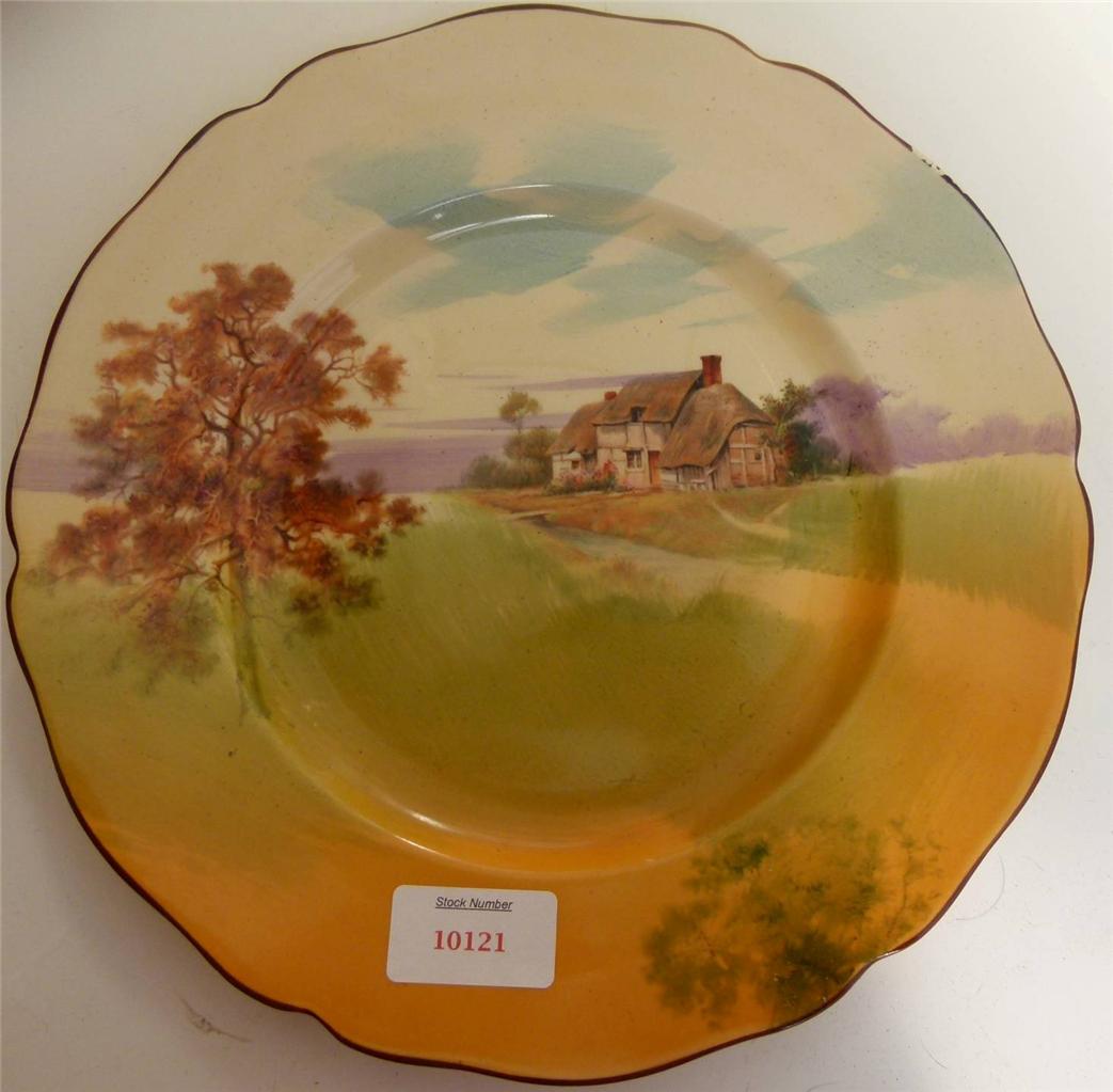 Royal Doulton Porcelain/China Seriesware Plate English Cottages 'A' D4987