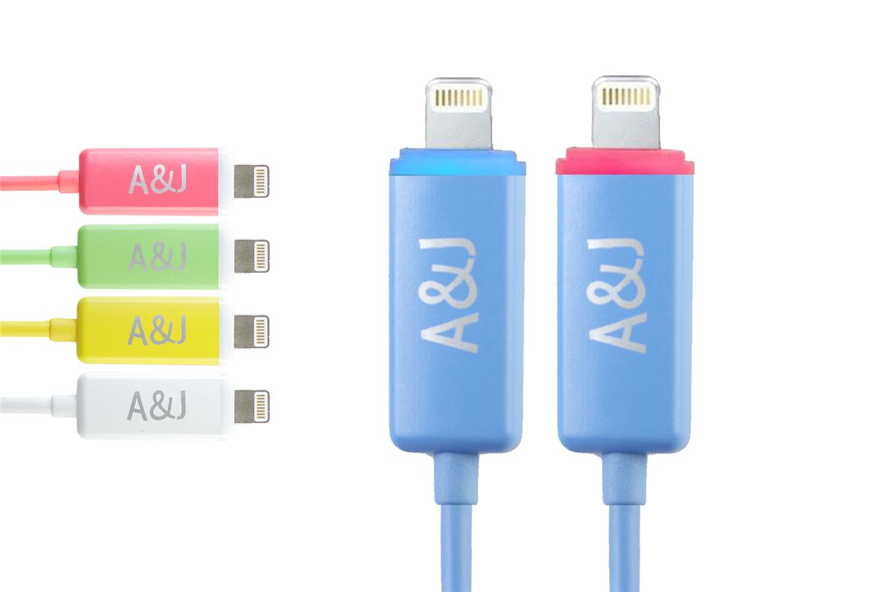 LED USB CHARGING SYNC DATA CABLE CHARGER LEAD FOR IPHONE 5 5C 6 7 IPAD