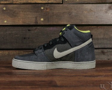 gray and lime green nike