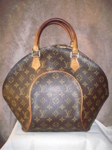$1450 *Large* LOUIS VUITTON ELLIPSE Monogram MM Shopper, Bowling Bag style | eBay