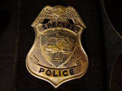 police cleveland badges pinkerton wallets east lot vintage